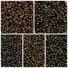 10g/Pack, 1.5/2/2.5/3/4.5mm Picasso Series Glass Beads, Premium Quality With Rich Texture, Suitable For Handmade Beading DIY Crafts, Clothing Weaving, Embroidery And More - 2.0 Picasso Five-color Antique - View 18