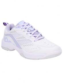 KUMPOO Men's Training Shoes Low-Top Anti-Slip Cushioning Lightweight Daily Sports Shoes KHR-D16 - White/Light Purple - View 7