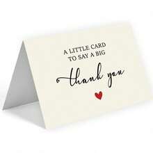 1/5/10pcs Thank You Cards With Envelopes, Suitable For Wedding, Teacher's Day, Graduation, Business, Holiday, Christmas, Thanksgiving And More Occasions (Randomly Includes 2 Styles Of Stickers) - Multicolor - View 6