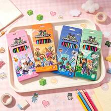 1set 2026 Game Cute Pencil Is A Must-Have For Students To Practice Writing And Solving Problems. Suitable For Daily Learning And Note Taking, Painting And Writing, It Is An Essential Item For The Start Of School. (Random Style) - Multicolor - View 2