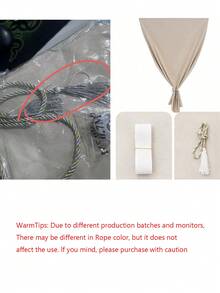 100% Blackout Bedroom Curtains, Portable Blackout Curtains, Portable DIY Curtains, Lightweight Curtains, No-Drill Curtains And Blackout Blinds, With Ring Straps, Suitable For Travel, No-Drill, Sun-Proof Curtains - C - View 12