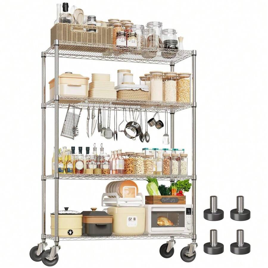 Stackable Can Rack Organizer - 4 Layers - View 1