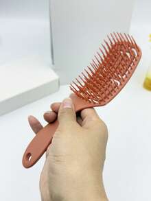 1 chiếc lược thiết kế rỗng, dùng được khi tóc ướt và khô - Nhiều màu - Xem 9