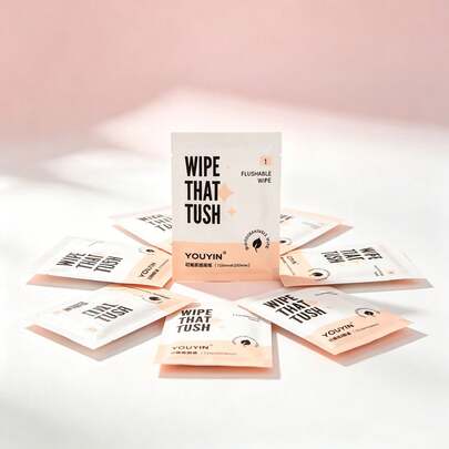 5/10/20/30/60pcs Portable Single Piece Wet Wipes, Portable Single Piece Wet Cloth, Individually Packaged, Neutral, Washable Wet Wipes, Compact And Portable, Travel Wet Wipes, Toilet Paper Wet Wipes, Compact And Convenient For Travel