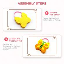 4/6/8/14pcs Children's DIY Felt Handbag Sewing Kit, Cartoon Educational Handmade Toy - Multicolor - View 9