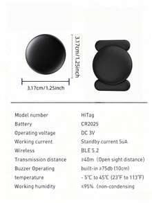 RSH 2件組 Android 智慧追蹤標籤,相容 Find Hub APP,可更換電池,磁吸外殼,適用於汽車、自行車、鑰匙、錢包的無線定位器 - 彩色 - 查看 11
