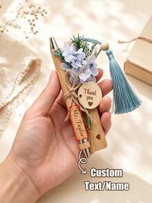 Bộ văn phòng phẩm cá nhân hóa, bút và thẻ đánh dấu sách khắc tên tùy chỉnh, quà tặng tri ân giáo viên, quà tặng cảm ơn vì đã giúp em trưởng thành, hộp quà - Nhiều màu - Xem 2