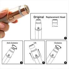 Replacement Heads 3 For Flawless Facial Hair Remover Gen 3, Double Ring Replacement Blades For Flawless Gen 3 Device - View 6