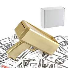 Super Money Gun Toy, Perfect For Lively Party Atmosphere, Use By Raising Up During Football Games And Competition Parties, Includes 10 Pieces Of Prop Dollars - Multicolor - View 9