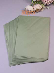 10/30/50pcs Mouse Green Envelopes Invitation Cards Suitable For Festival Greeting Cards, Wedding, Graduation Season, Back To School, Birthday Invitations - Green Invitation - View 2