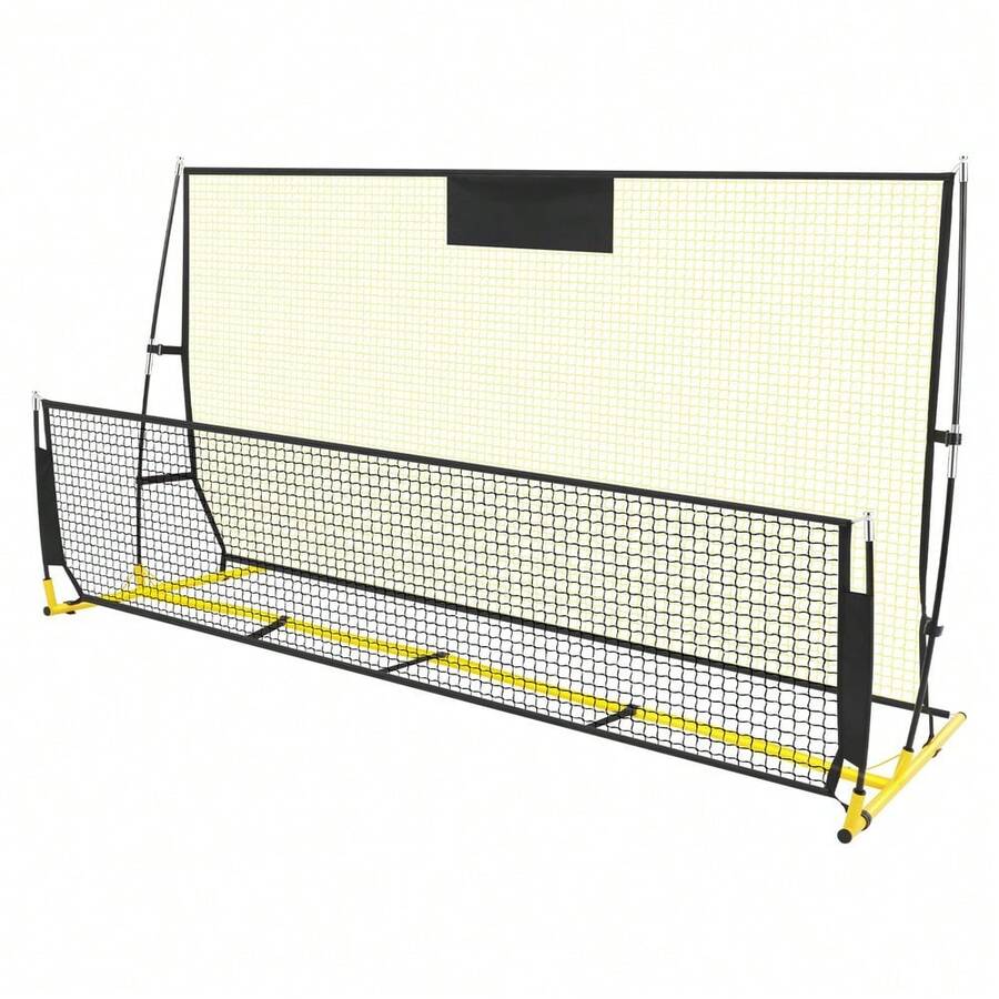 Foldable Football Training Net Rebounder Net Soccer Goal Kickback Target Train - Default - View 1