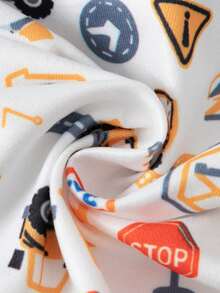 4pcs/Pack Young Boy Cartoon Car Print Boxer Briefs - Multicolor - View 10
