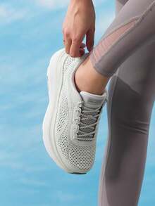 Skechers 女款跑步鞋 MAX CUSHIONING ENDEAVOUR 26 夏季舒適運動鞋 129478-SAGE - 薄荷綠 - 查看 3