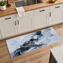1pc Marble Pattern Diatomaceous Earth Kitchen Drain Mat, Quick-Drying Absorbent Non-Slip Coffee Machine Mat And Dish Drying Mat, Suitable For Kitchen Countertop And Dining Table - Multicolor - View 8
