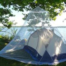 1pc Mosquito Net, Outdoor Camping Tent, Princess Dome Canopy, Indoor/Outdoor Universal, Fully Enclosed Round Dome Design, Insect-Proof, Easy To Install, Suitable For Outdoor Camping And Home - Dome Mosquito Net - View 5