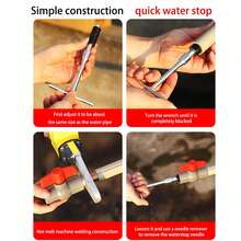 Kitchen Floor Bathroom Plugging Repair Plumbing Tool Stoppers Water Stop Needle Adjustable Hot Melt Water Stop Pin Plumbing Leak - 8pcs - View 3