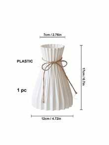 Vas Plastik Minimalis Modern, Dekorasi Meja Gaya Eropa, Cocok untuk Bunga Segar dan Alang-alang, Ideal untuk Dekorasi Pernikahan dan Rumah, Tidak Mudah Pecah - Berbagai gaya - View 12