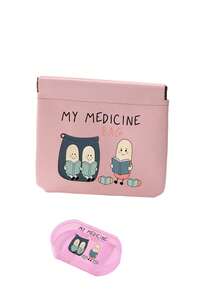 Pill Pattern Medicine Storage Bag, Transparent Pill Box, Compact Pill Storage Bag And First Aid Kit, Waterproof Storage Bag, Essential Medical Accessories, Portable Medicine Storage Solution Suitable For Daily, Outdoor And Dorm Use, Multi-Functional First Aid Kit Designed For Health-Conscious And Frequent Travelers, Suitable For Travel And Outdoor Activities, Back To School, Christmas, Student Essentials - Multicolor - View 13