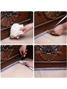 1 Roll Sealing Strip Sealing Tape Door Bottom Seal Strip For House Gaps Or Shower Door - Multi-color - View 7