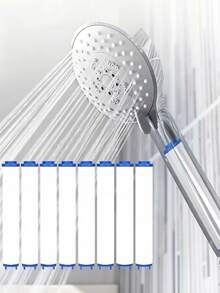 10-30pcs Shower Head Filter PP Spa Cotton Filter Cartridge Shower Water Purification Bathroom Accessories Spa Cotton Material - Shower Filter - View 2
