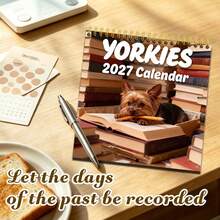 2027 New Calendar, Warm Style Calendar, Owl 1, Birthday, Anniversary Memo, Can Be Placed On Desk Or Hung On Wall, Birthday, New Year Gift For Girls, Back To School Gift - LX-205 - View 11