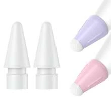Kombinasi Ujung Pena Pengganti dan Pelindung Serat Ujung Pena untuk Apple Pencil, Kompatibel dengan Semua Seri Pena Stylus, Dapat Digunakan dengan Layar Tanpa Pelindung dan Pelindung Kaca Tempered. - MultiWarna - View 4