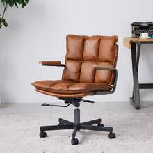 Brown +PU Leather
