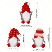 2/6/12pcs Christmas Faceless Old Man Cutlery Storage Bag Set, Holiday Tableware Knife & Fork Decoration Set, Home Gathering Hotel B&B Party Tabletop Decor, Festive Atmosphere Decorative Ornament - Multicolor - View 7