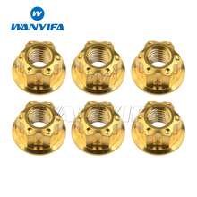Wanyifa 6Pcs Titanium Alloy M6/M8/M10/M12/M14/M16 Fancy Nuts Motorcycle Upgrade Replacement Accessories - A - View 24