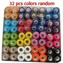 Self-Adhesive Elastic Bandage 32 Rolls Mixed Pack 2.5cm/5cm Dual Size Sports Protection Tape Fitness Finger Wrist Ankle Wrap - Multicolor - View 1