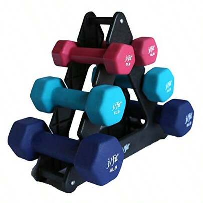 Dumbbell Pairs Or Sets Neoprene And Vinyl Coated Hand Weights For Home Gym, Gth Training, Aerobics, Cardio Exercise And Fitn