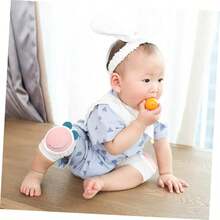 1 Pair Breathable Knee Pads Peach Pattern Soft Knee Covers Suitable For Crawling Boys And Girls High Elasticity Comfortable Suitable For Toddlers Suitable For Active Crawlers And Climbers - Knee Braces - View 6