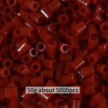 5000顆迷你熔珠 2.6mm 微型熔珠 DIY 燙貼珠 Perler 珠 Fusion 珠 燙貼珠玩偶，適用於珠寶製作、像素藝術燙貼耳環、手工玩偶吊飾、裝飾飾品 - 多色 - 查看 32