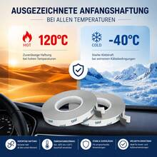 tesa Tessa 6311 Double-Sided Tape 10mm*3M High Adhesion Waterproof Heat-Resistant Strong Adhesive Suitable For Cars - Round - View 4