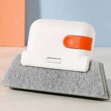 1pc Multifunctional 2-In-1 Window Sill Cleaning Brush, Suitable For Window Grooves, Window Tracks And Corners, Detachable, Glass Door Groove Cleaning Brush - Grey - Multicolor - View 10
