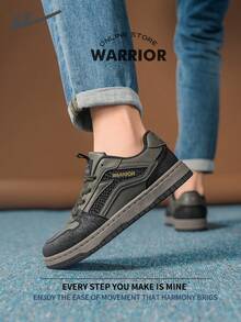 Warrior Men's Board ShoesSpring And SummerComfortable Modest Style Casual Yet Sleek Sneakers Applicable Throughout The Year Wear-Resisting All-Day Wear Training Sneakers Running Shoes - Dark Military Green/black - View 4
