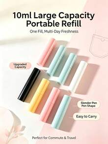 10ml Rotating Portable Perfume Spray Bottle, Refillable, Mini Cologne Perfume Spray Empty Bottle, Travel Sprayer - View 4