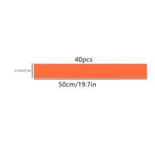 20 Colors - 100% Polyester Fabric Pre-Cut Strips, For Quilting, Handcrafts And Sewing, 40 Pieces 6.5cm X 50cm Set, Suitable For Carpets, Quilts, DIY Crafts And Home Decor - Autumn Art - Variant - View 9