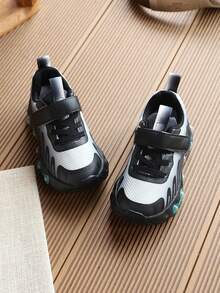1 Pair 2026 New Boys' Shoes, Baby Girls' Sports Shoes - Black - View 5