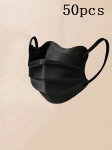 10/50 buah Masker Pelindung Matahari Sekali Pakai, Masker Pelindung Modis Netral untuk Semua Musim, Penutup Wajah Wanita, Tali Telinga Elastis Tebal, Tersedia Berbagai Warna, Cocok untuk Penggunaan di Rumah, Sekolah, Kantor, Luar Ruangan, dan Berkemah - A - View 10