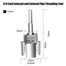1 pieza Herramienta de roscado de tubería de agua PPR/PVC 20MM/25MM, herramienta de roscado interno y externo, troquel integrado, abridor de tubería de agua - A - Ver 4