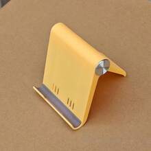 1pc Adjustable Foldable Phone Stand, Portable Multi-Angle Phone & Tablet Holder, Universal Desktop Base, Compatible With IPhone And All Smartphones, Compact Foldable Travel & Office Desk Stand, With Non-Slip Silicone Base, Essential Daily Accessory For Project, Office And Home - Phone Stand - View 11
