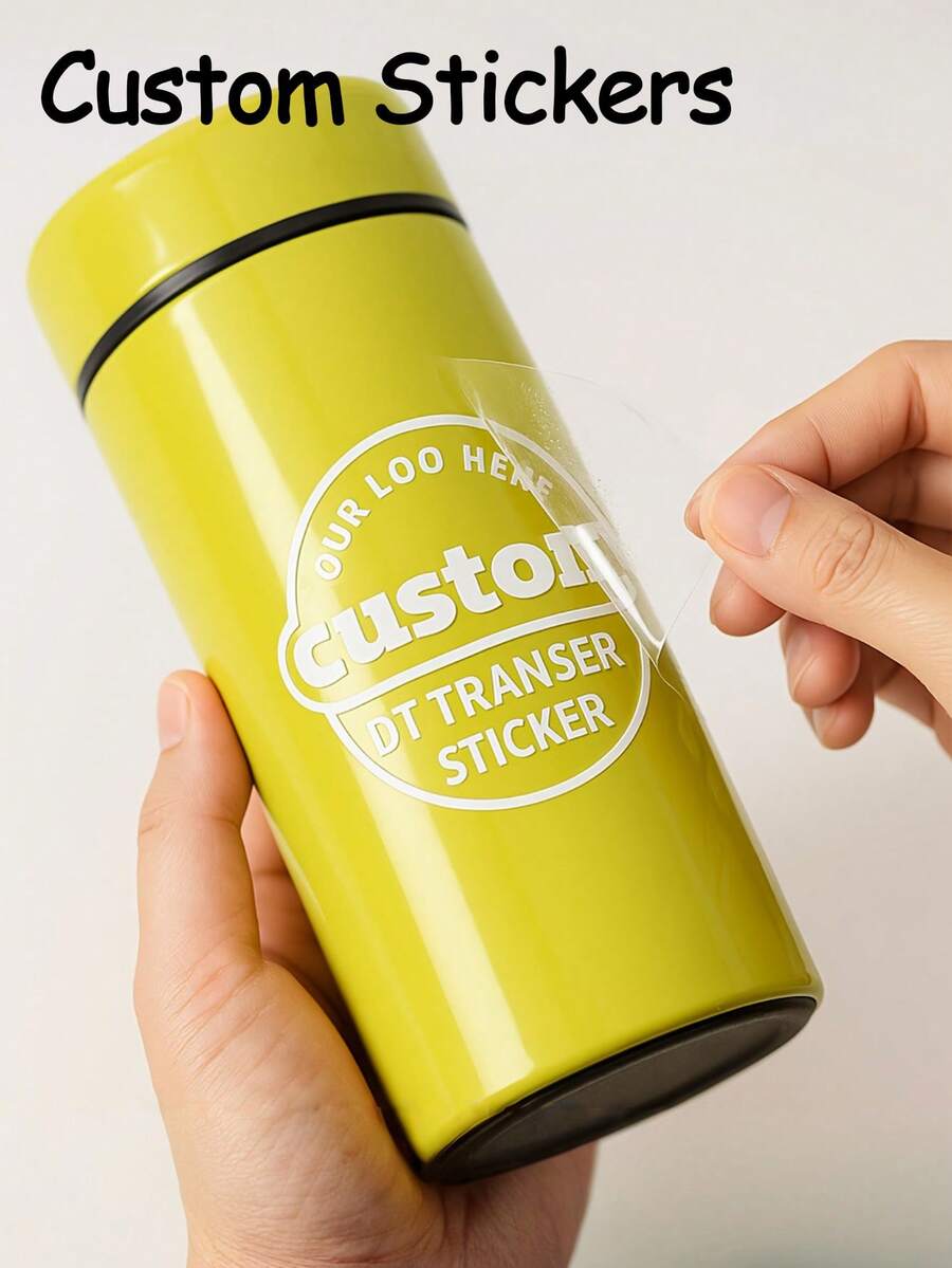 Customized Colorful Transfer Stickers, UV Printing, Personalized Transfer Stickers, Customized Name Label Stickers, Stickers, Name Stickers, Date Stickers, DIY Gifts, Handmade, Handwritten Font, Wedding Stickers, Gift Stickers