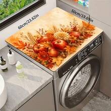 1pc Autumn Apple Harvest Pattern Diatomaceous Earth Kitchen Drain Mat, Quick-Drying Absorbent Non-Slip Dish Drying Mat & Coffee Machine Mat, Suitable For Kitchen Countertop, Dining Table And Thanksgiving Home Decor - Multicolor - View 11