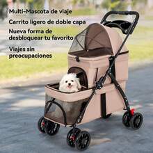 Pet Strollers - Coral Orange - View 6