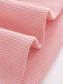 American Sweetheart Bow Print Hoodie + Heart All-Over Print Casual Pants 2-Piece Set, Suitable For Spring, Autumn, Winter, Girls' Daily Versatile Style - Pink - View 10