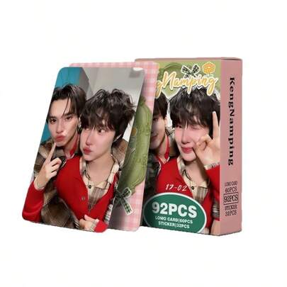 92pcs K-POP LOMO Photocard Set, Star Merchandise, Indoor Decor, Arirang, BTS21 Accessories, Bangtan, Photo Cards