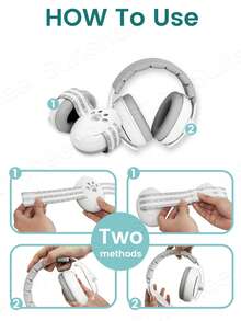 Baby Noise Cancelling Headphones, 2-In-1 Baby Ear Protection Design, Essential For Outdoor Travel - Multicolor - View 6