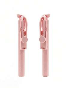 1pc 67in/170cm Portable Selfie Stick With Wireless Remote & Fill Light, Extendable Tripod Stand Compatible With IPhone 15/14 Pro Max/13/12/11 Android Smartphones, Black/Pink/White Available, For Photography, Videography And Live Streaming - Multicolor - View 11