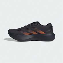 adidas Adizero Evo SL 舒適經典黑橙色增高跑步鞋 男款 - 黑橙色 - 查看 4